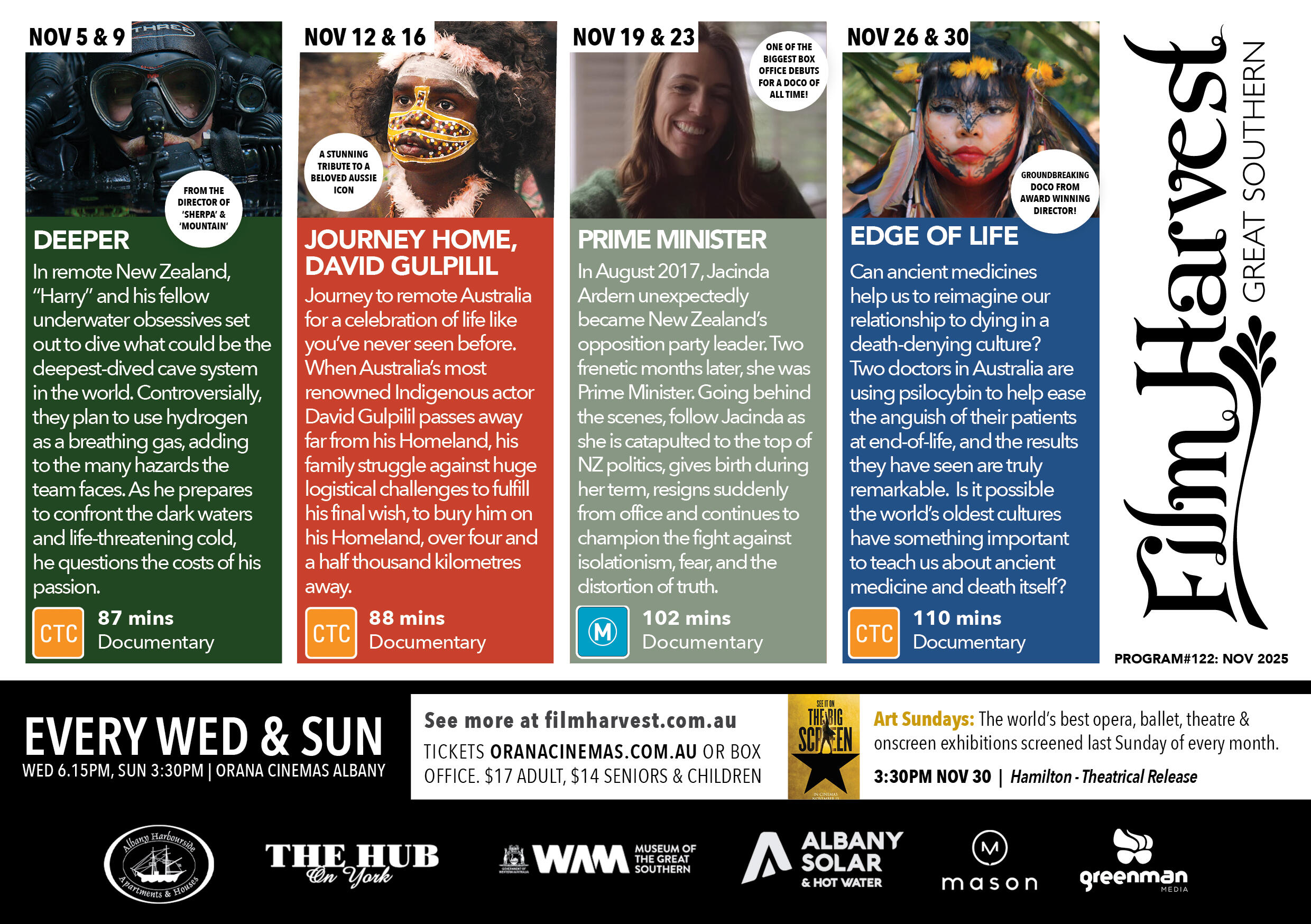 Film Harvest November 2025 - Great Southern